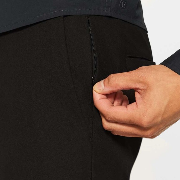 Lululemon Men's Slim Commission Pants Black size 34 Athleisure Golf Outdoor - Picture 6 of 11